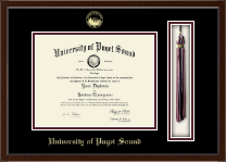 University of Puget Sound Tassel Edition Diploma Frame in Delta
