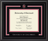 University of Cincinnati diploma frame - Showcase Diploma Frame in Midnight