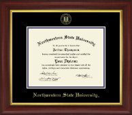 Northwestern State University Gold Embossed Diploma Frame in Redding