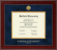Suffolk University Presidential Masterpiece Diploma Frame in Jefferson