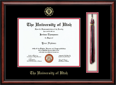 The University of Utah diploma frame - Tassel & Cord Diploma Frame in Southport