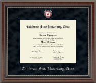 California State University Chico Regal Edition Diploma Frame in Chateau