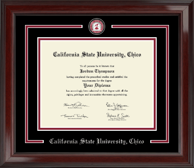 California State University Chico diploma frame - Showcase Edition Diploma Frame in Encore