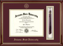 Arizona State University diploma frame - Tassel & Cord Diploma Frame in Southport Gold