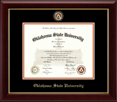 Oklahoma State University diploma frame - Masterpiece Medallion Diploma Frame in Gallery