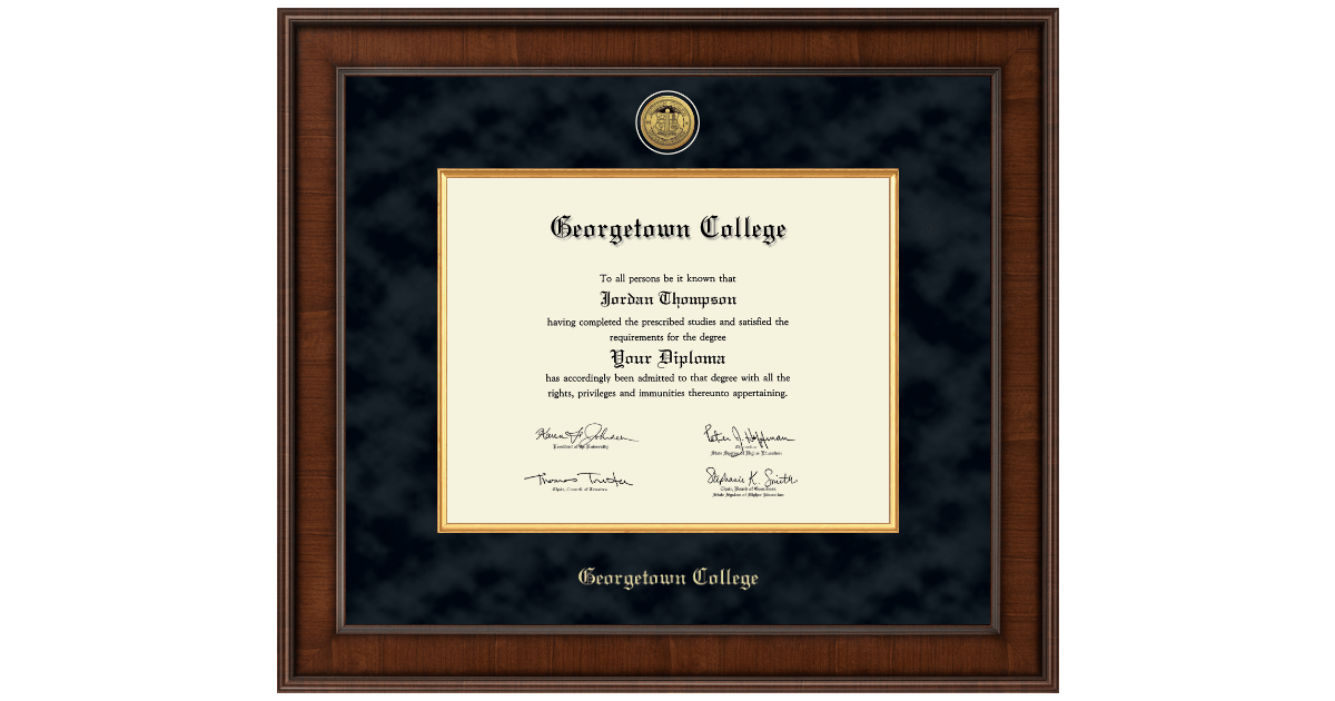 College Diploma Frame Church Hill Classics
