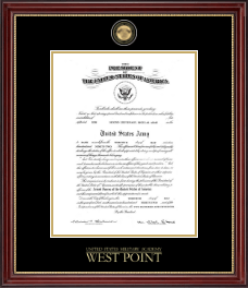 Masterpiece Medallion Commission Certificate Frame