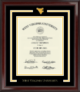 West Virginia University diploma frame - Spirit Medallion Diploma Frame in Encore