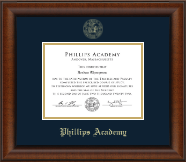 Phillips Academy Andover diploma frame - Gold Embossed Diploma Frame in Austin