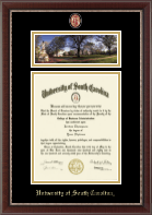 University of South Florida diploma frame - Campus Scene Masterpiece Medallion Diploma Frame in Chateau