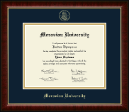 Moravian University diploma frame - Gold Embossed Diploma Frame in Murano