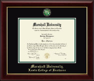 Marshall University diploma frame - Masterpiece Medallion Diploma Frame in Gallery