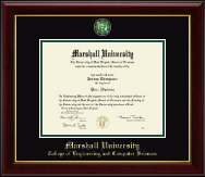 Marshall University diploma frame - Masterpiece Medallion Diploma Frame in Gallery