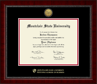 Montclair State University diploma frame - Gold Engraved Medallion Diploma Frame in Sutton