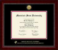 Montclair State University diploma frame - Gold Engraved Medallion Diploma Frame in Sutton