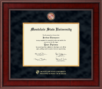 Montclair State University diploma frame - Presidential Masterpiece Diploma Frame in Jefferson
