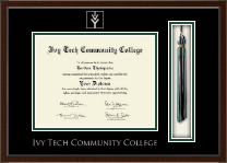 Ivy Tech Community College Tassel Edition Diploma Frame in Delta