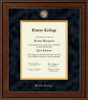 Centre College diploma frame - Presidential Masterpiece Diploma Frame in Madison