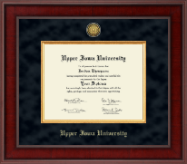 Upper Iowa University diploma frame - Presidential Gold Engraved Diploma Frame in Jefferson