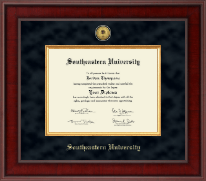 Southeastern University diploma frame - Presidential Gold Engraved Diploma Frame in Jefferson