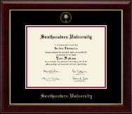 Southeastern University diploma frame - Gold Embossed Diploma Frame in Gallery