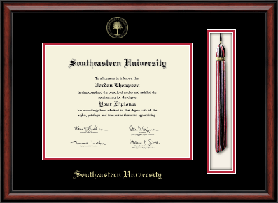 Southeastern University diploma frame - Tassel & Cord Diploma Frame in Southport