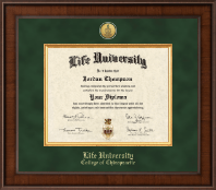 Life University Presidential Gold Engraved Diploma Frame in Madison