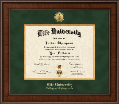 Life University diploma frame - Presidential Gold Engraved Diploma Frame in Madison