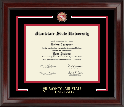 Montclair State University diploma frame - Showcase Edition Diploma Frame in Encore