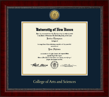 University of New Haven diploma frame - Gold Engraved Medallion Diploma Frame in Sutton