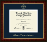 University of New Haven diploma frame - Gold Embossed Diploma Frame in Murano