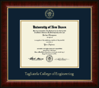 University of New Haven Gold Embossed Diploma Frame in Murano
