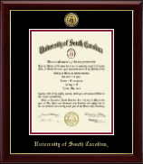 University of South Carolina Sumter Gold Engraved Medallion Diploma Frame in Gallery