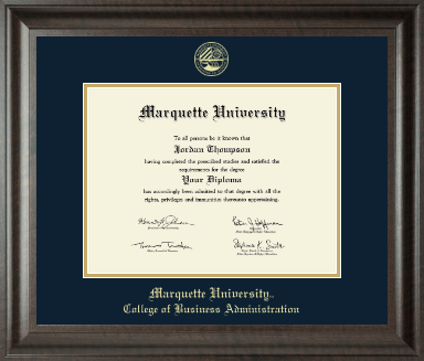 Marquette University diploma frame - Gold Embossed Diploma Frame in Acadia