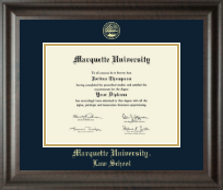Marquette University Gold Embossed Diploma Frame in Acadia