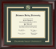 Delaware Valley University Showcase Edition Diploma Frame in Encore
