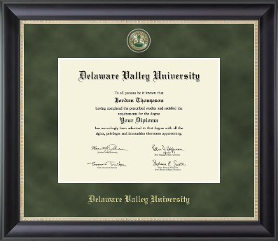 Delaware Valley University diploma frame - Regal Edition Diploma Frame in Noir
