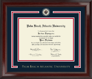 Palm Beach Atlantic University diploma frame - Showcase Edition Diploma Frame in Encore