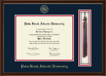 Palm Beach Atlantic University diploma frame - Tassel & Cord Diploma Frame in Delta