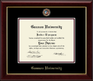Gannon University diploma frame - Masterpiece Medallion Diploma Frame in Gallery