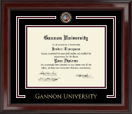 Gannon University Showcase Edition Diploma Frame in Encore