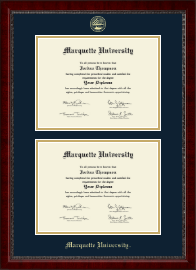 Double Diploma Frame