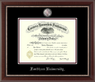 Fordham University diploma frame - Masterpiece Medallion Diploma Frame in Chateau