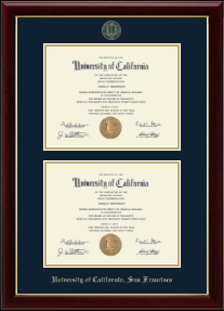 Double Diploma Frame