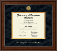 University of Tennessee Southern Presidential Gold Engraved Diploma Frame in Madison