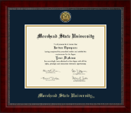 Morehead State University Gold Engraved Medallion Diploma Frame in Sutton