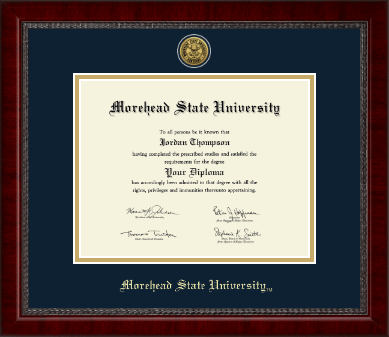 Morehead State University diploma frame - Gold Engraved Medallion Diploma Frame in Sutton