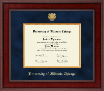 University of Illinois Chicago diploma frame - Presidential Gold Engraved Diploma Frame in Jefferson