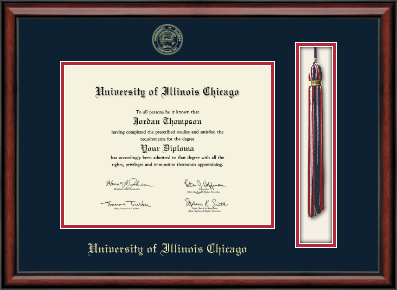 University of Illinois Chicago diploma frame - Tassel & Cord Diploma Frame in Southport