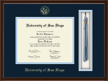 University of San Diego Tassel Edition Diploma Frame in Delta